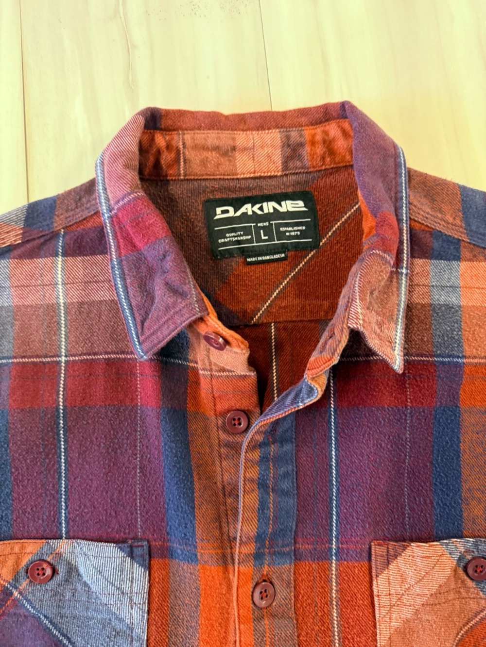 Dakine Men's Plaid Flannel Shirt